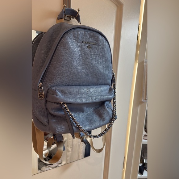 Michael Kors /  Backpack Slater MD Pale Blue - Picture 3 of 4